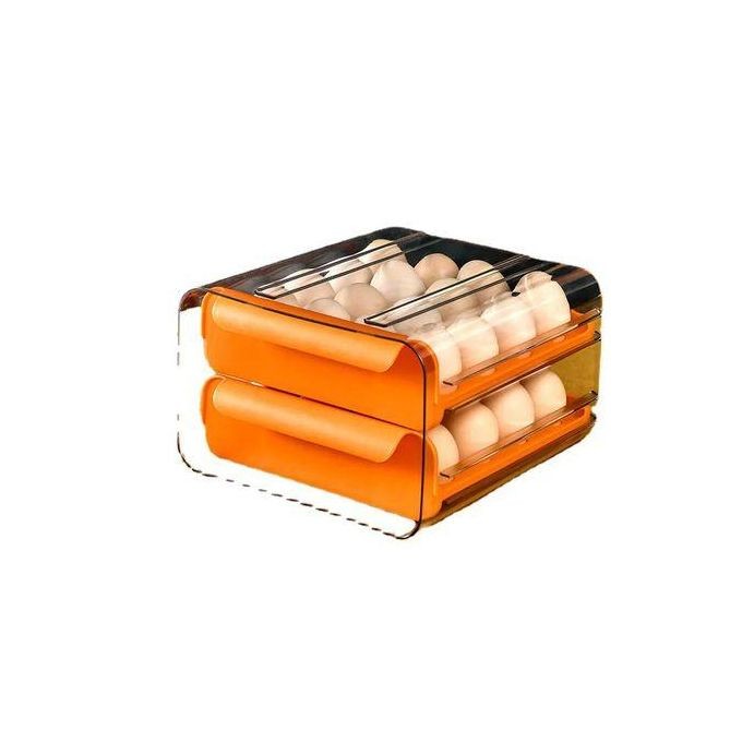 32 Eggs Storage Plastic Box-Transparent