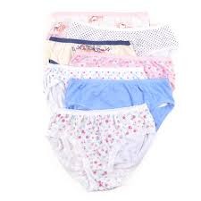 6 Pieces Cotton Spandex Knickers, Panties For Girls And Women-Multicolor