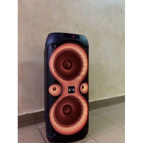 10 Inch Rechargeable Party Speaker Woofer With 1 Microphone And Remote Control Good For Public Speaking - Multiplecolor