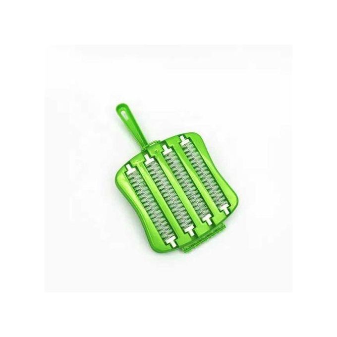 Carpet Cleaning Brush With Roller-Green/White