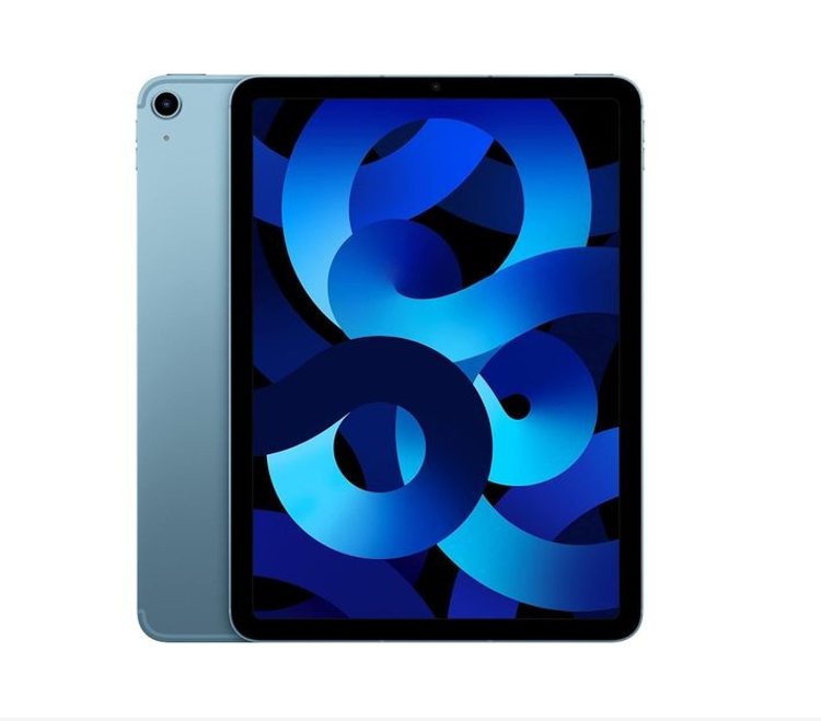 iPad Air (5th generation) 10.9" 8GB RAM 64GB ROM 12MP Li-Ion (28.6 Wh) - Blue