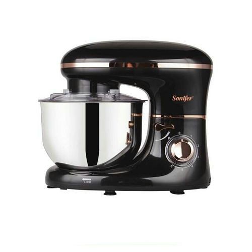 sonifer 5.5L Blender Dough Hand Stand Mixer Food Processor, Black .