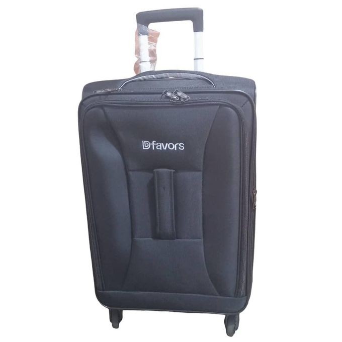 A vintage Small Travel Suitcase Sizes It's Strong Material Durable It's Has Multiple Colours Extremely Durability It's Pure cloth It's Foldable Material It Has Hard Body -Black