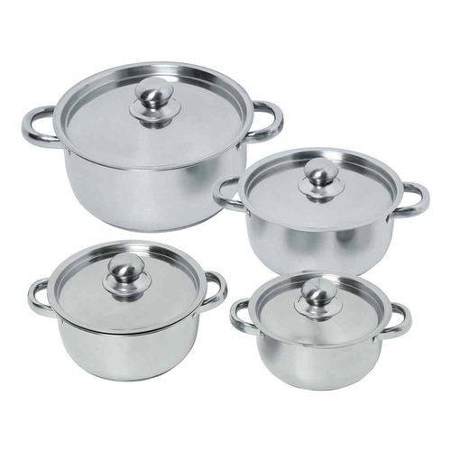 5pc Stainless Steel Serving Dishes - Silver