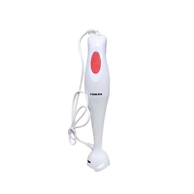 HandMixing Blender With A Stainless Steel Stick And Blades-Silver/White