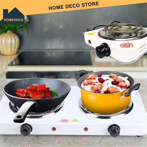 Quality Electric Hotplate With Single Burner-White