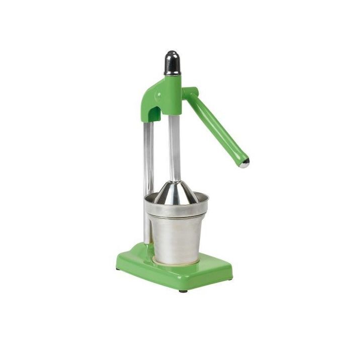 Orange Manual Stainless Steel Juicer-Green/Silver