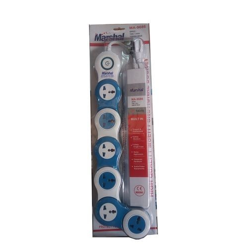 Marshal Electric Extension Cable With UK Plug-White