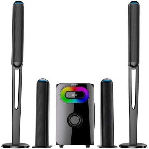5.1 Extra Bass Home Theatre Speaker System Multifunction Subwoofer -Black