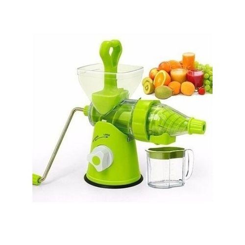 Multi Functional Portable Plastic Vegetable Fruit Manual Juicer, 30W - Green