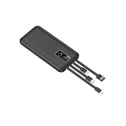 Fast Charging Power Bank For Charging 4 Devices At Once 20000mAh-Black/White