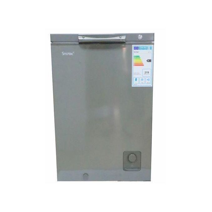 Smartec  130 Liters Deep Chest Freezer – Gray
