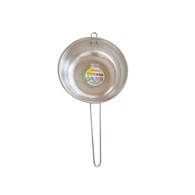 Round Stainless Steel Colander Strainer Sieve With Handle