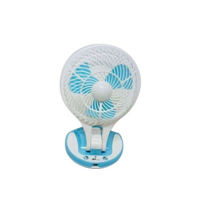 Rechargeable Table Fan - White