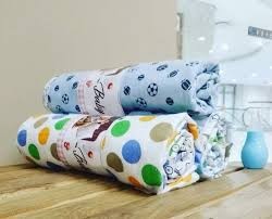 4Pcs Baby Receiving Bedsheets -Multi coloures