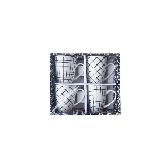4 Pieces of Ceramic Cups For Tea Coffee/Designs Vary