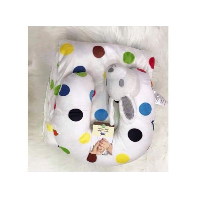 Baby Receiver With Feeding Pillow - Blue,White