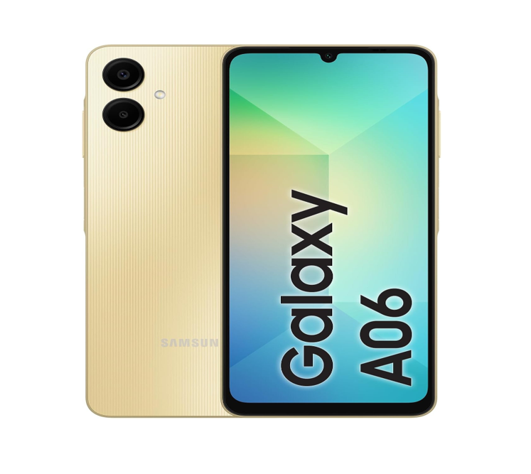 Samsung Galaxy A06 - 6.7" 6GB RAM 128GB ROM 50MP 5000mAh - Gold