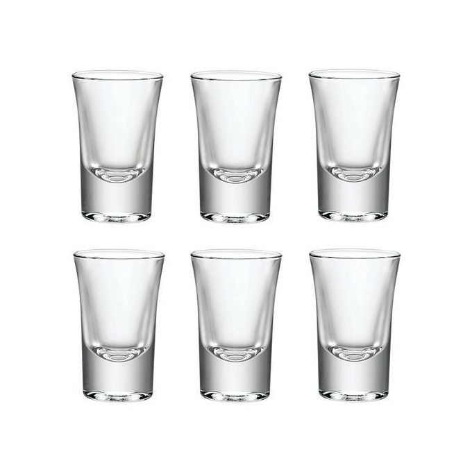 Thick And Heavy Tote Glasses-Transparent