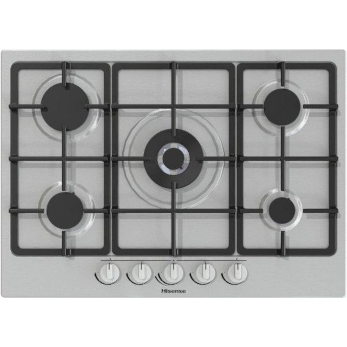 Stainless 5 Burner Gas Hob Built In Gas Stove With Automatic Ignition Fast Cooking And Durable - Multicolor