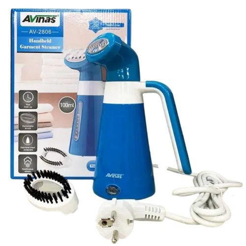 Avinas Handheld Garment Steamer Portable Ironing Machine For Household Travel- Blue.